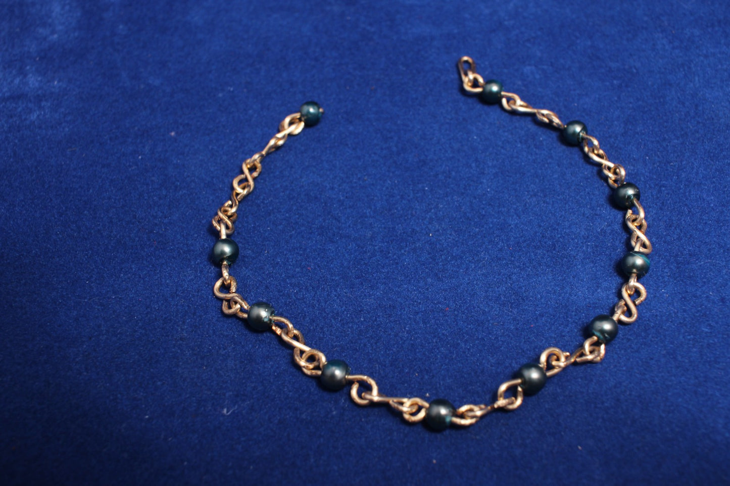 Matching Infinity & Heart Link Bracelet Set