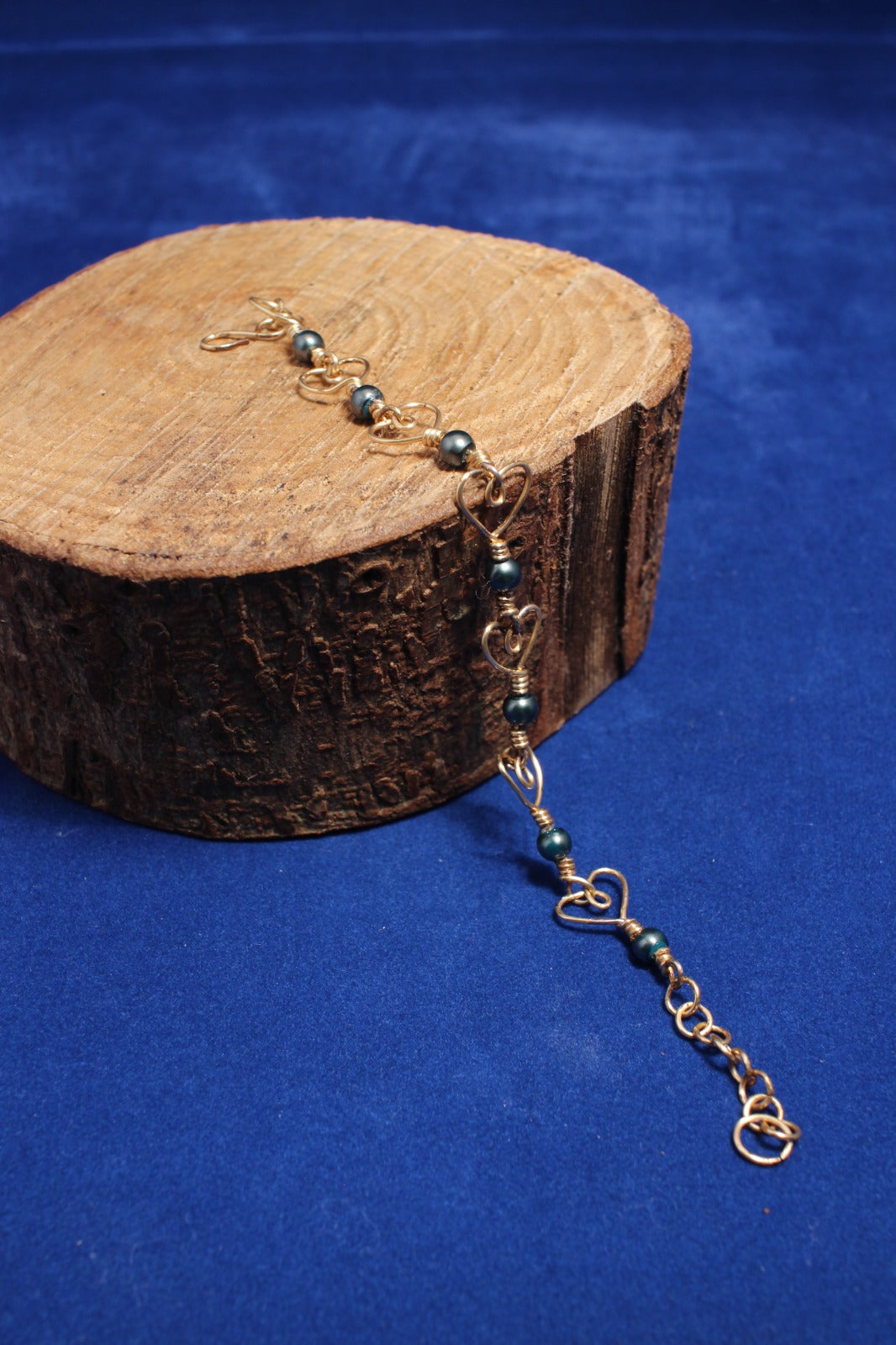 Matching Infinity & Heart Link Bracelet Set