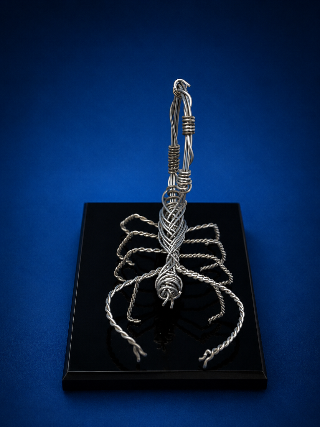 Stainless Steel Wire Scorpion Sculpture