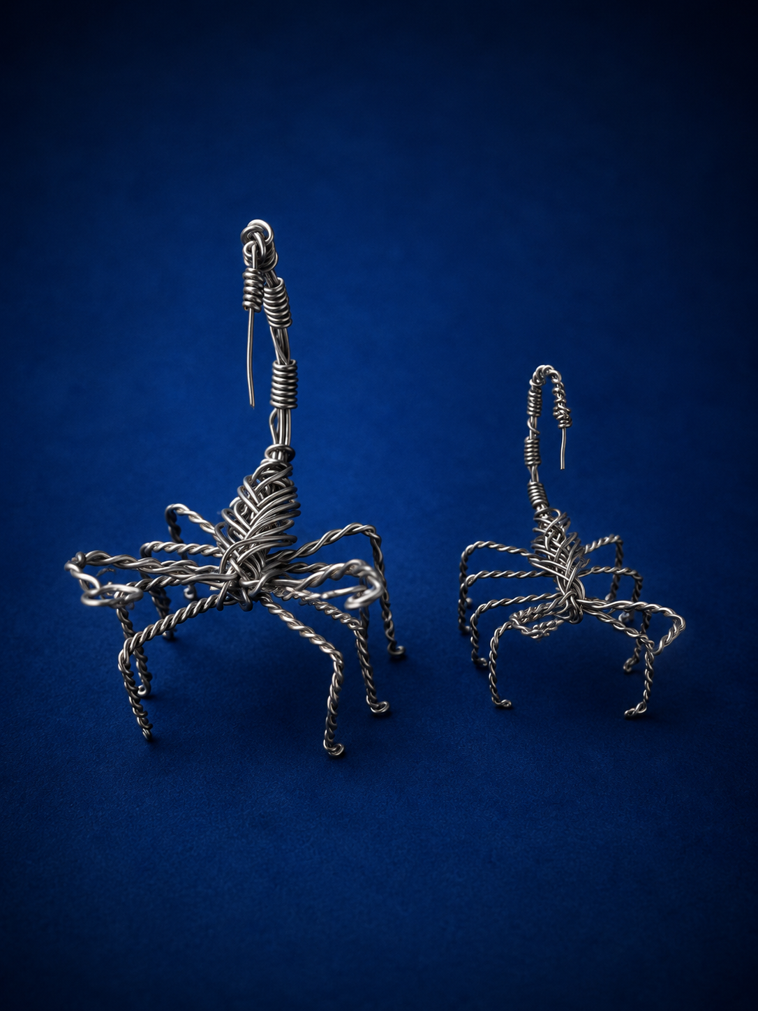 Stainless Steel Wire Scorpion Sculpture
