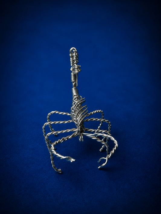 Stainless Steel Wire Scorpion Sculpture