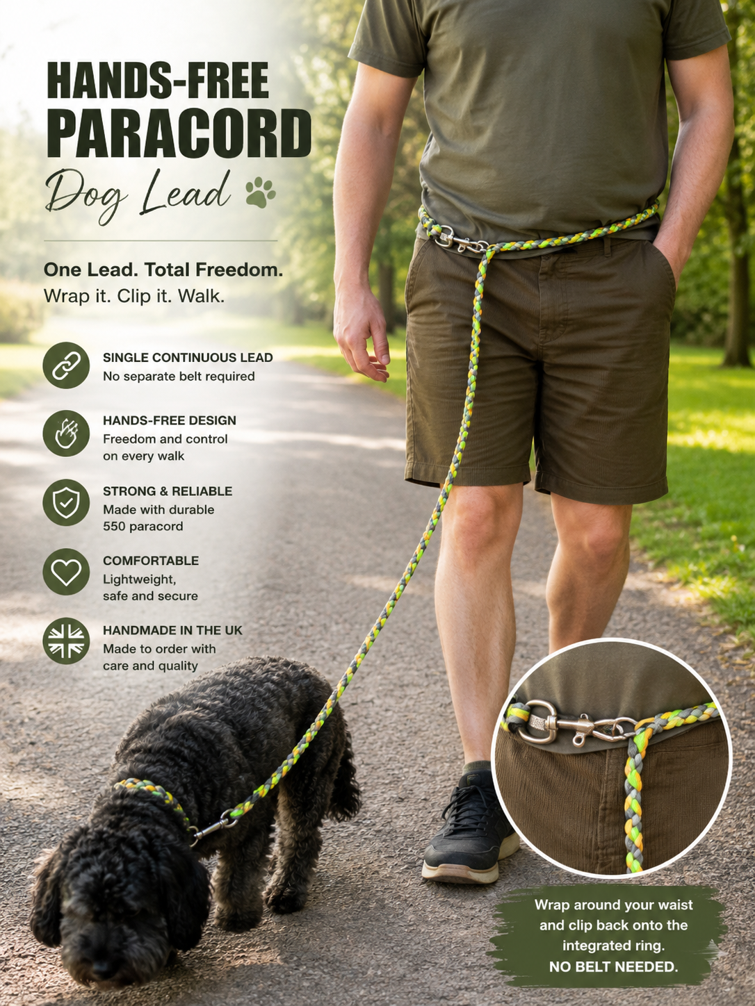 Extendable Extra-Long Multi-Use Dog Lead