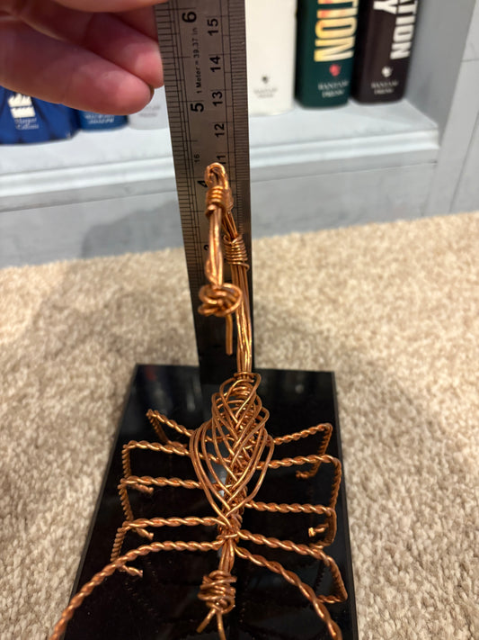 Handcrafted Copper Wire Scorpion Sculpture – Artistic Home Decor