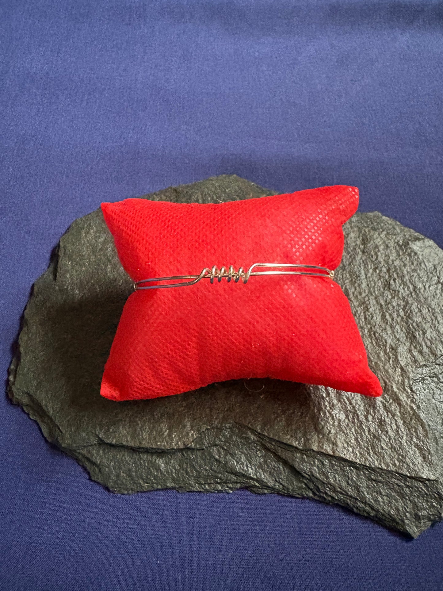 Handcrafted Sterling Silver Bangle with Reversible Design