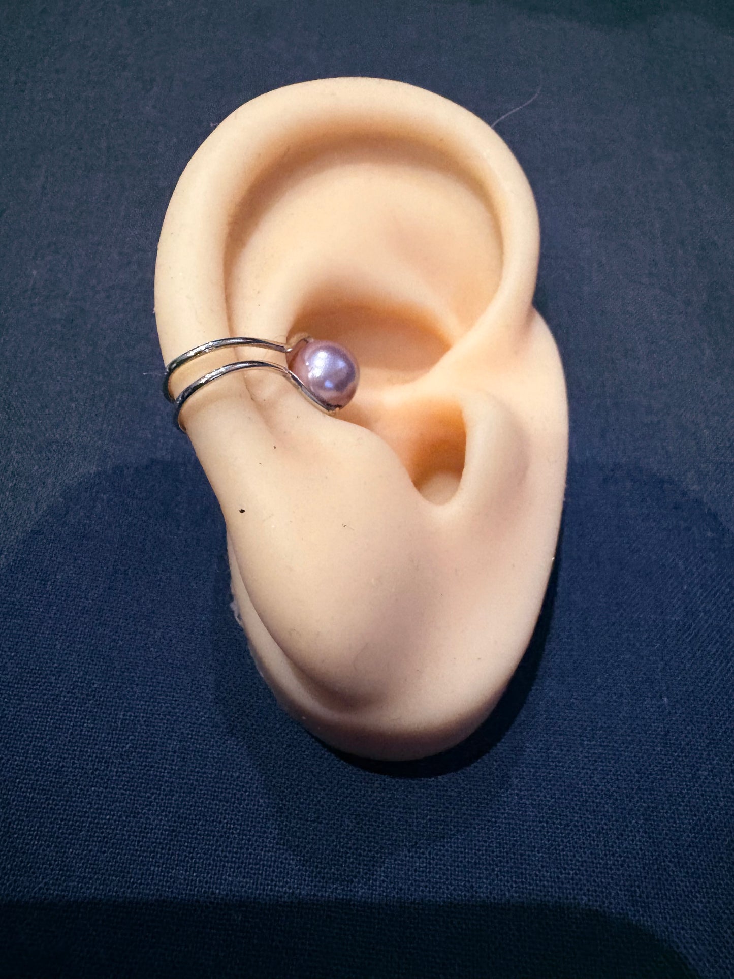 sterling silver and ear cuff