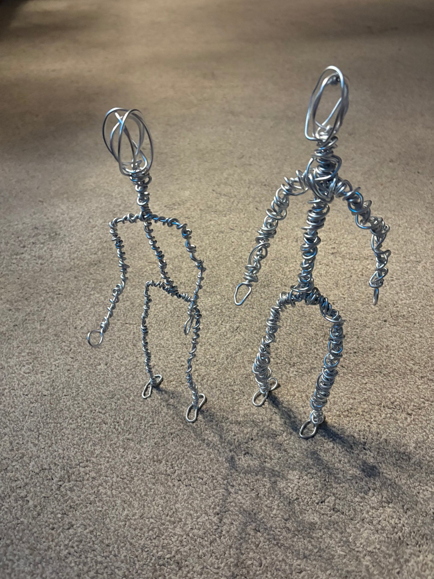 Handmade Metal Wire Armature Figures – Artistic Ornament