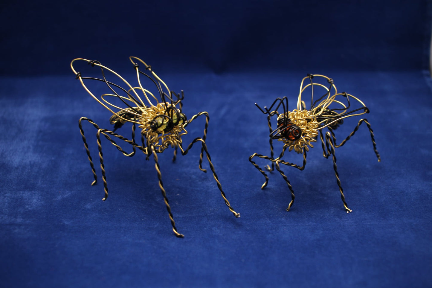Handcrafted Aluminium Wire Bee Sculpture