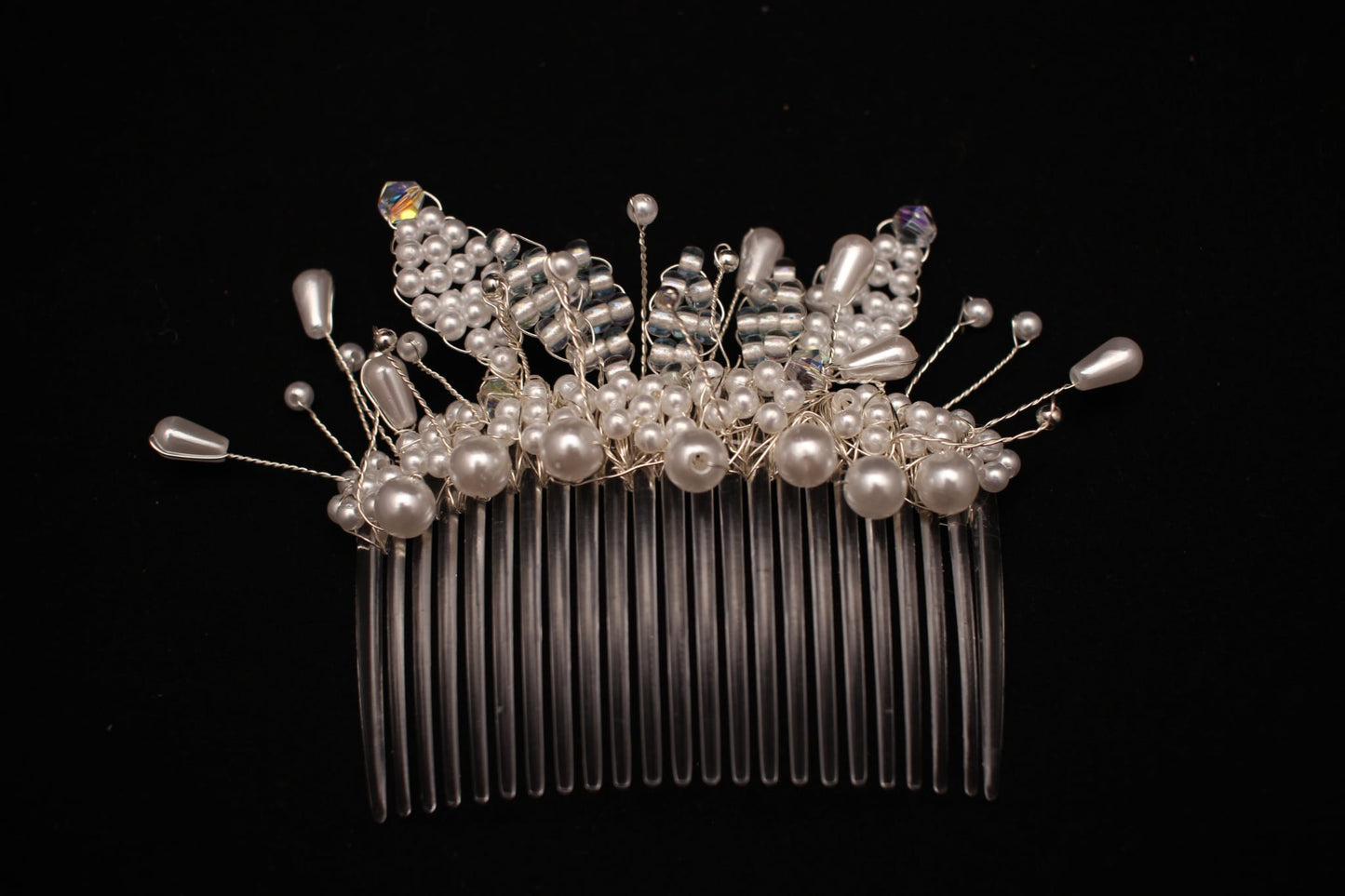 Pearl & Crystal Bridal Hair Comb
