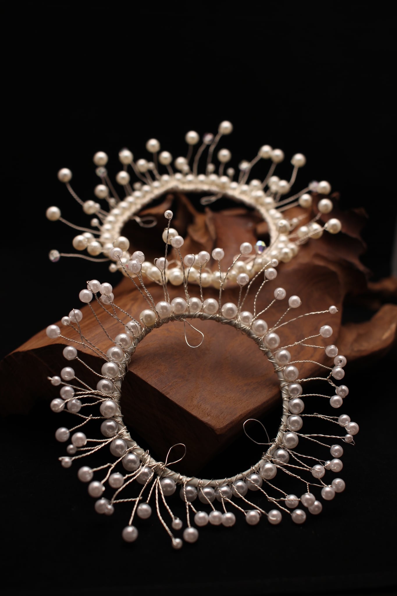 Beautiful Pearl Hair Bun Ring -Wedding/ special occasion Accessory