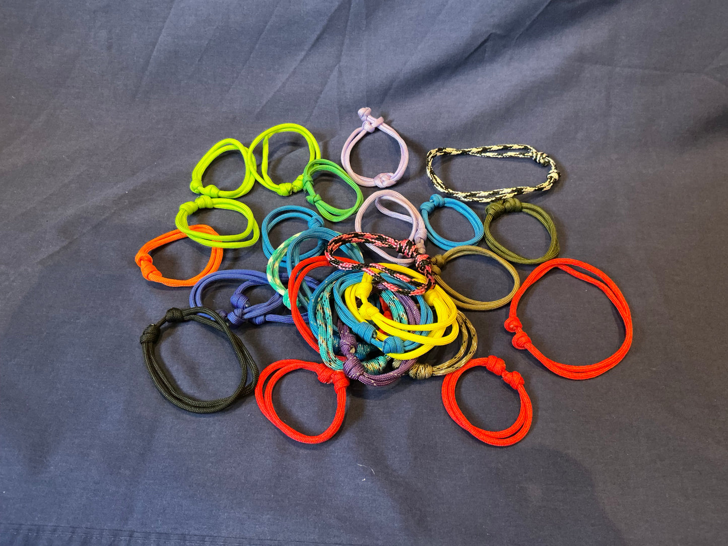 Multi Colour paracord puppy ID collars