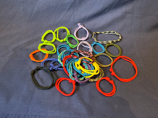 Multi Colour paracord puppy ID collars