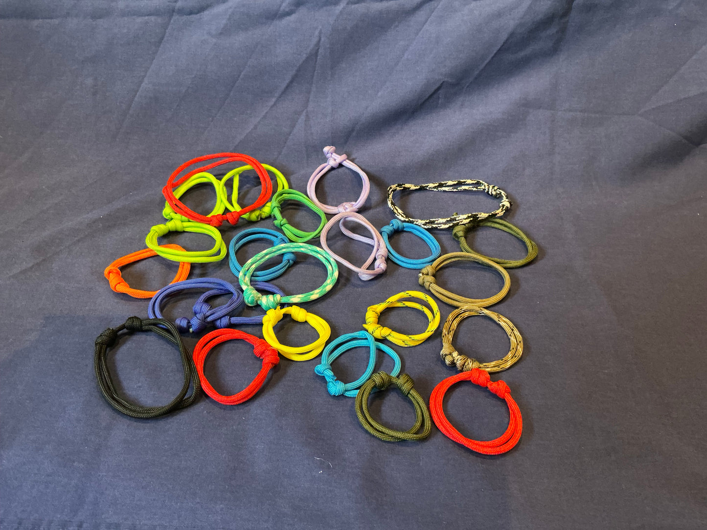 Multi Colour paracord puppy ID collars