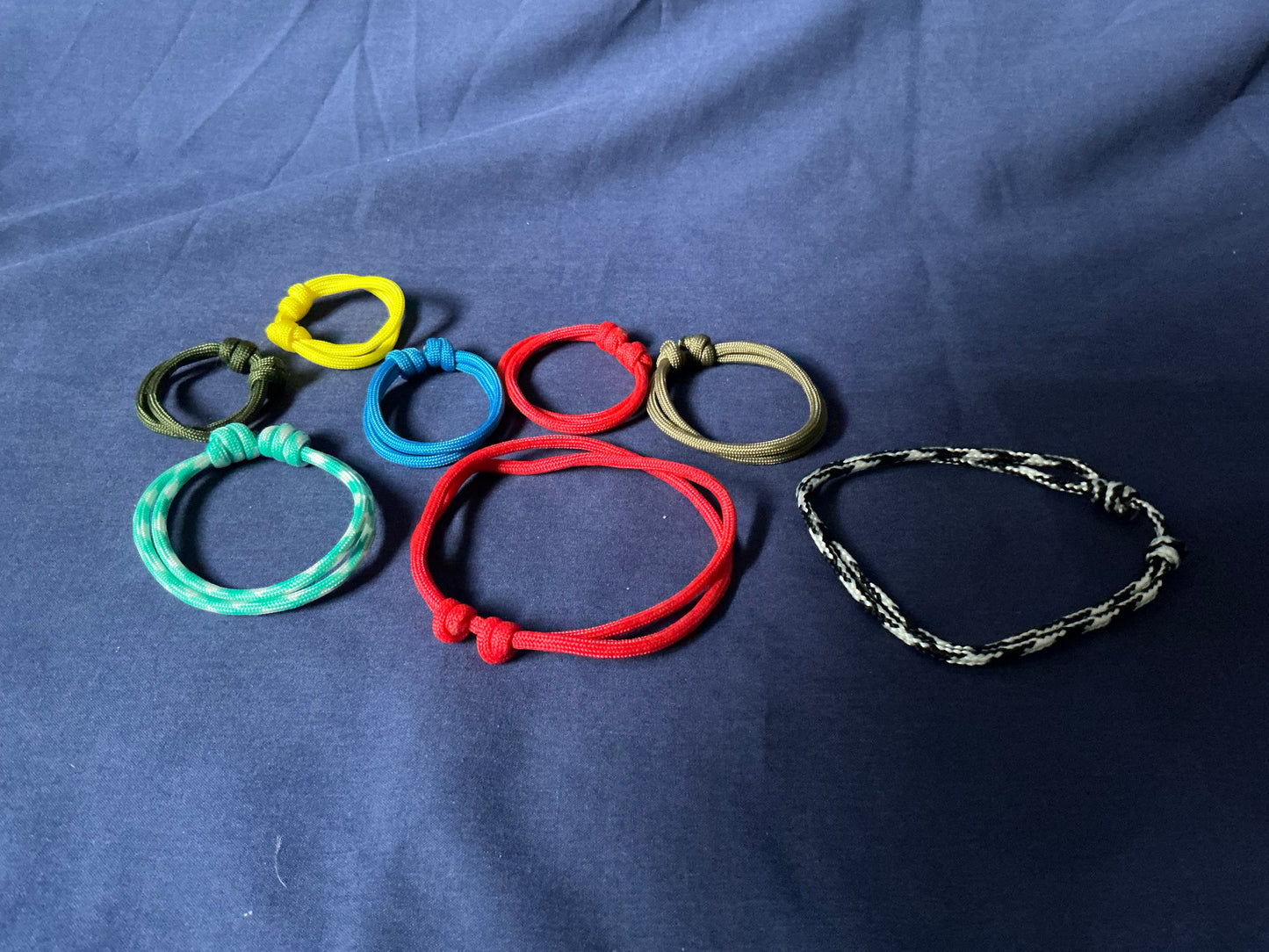 Multi Colour paracord puppy ID collars