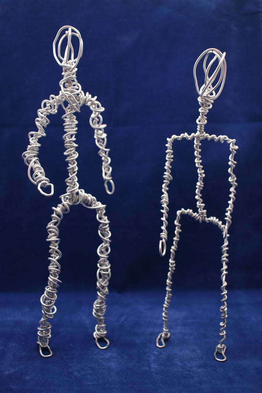 Handmade Metal Wire Armature Figures – Artistic Ornament